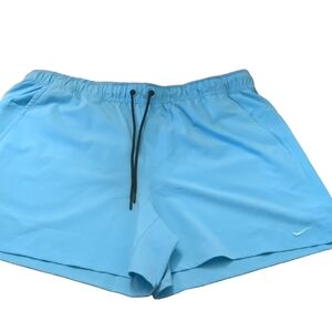 Nike dri fit unlimited versatile shorts aqua blue size XL